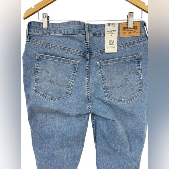 Levi Strauss Signature Gold Distressed Maternity Skinny Jeans Size M - Picture 4 of 4